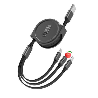 3 in 1 Retractable USB Cable